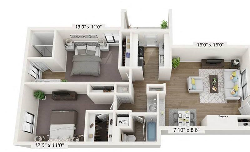 The Dover floor plan